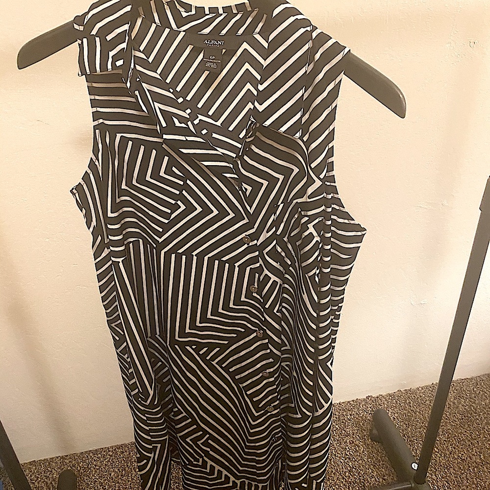 ALFANI button down dress